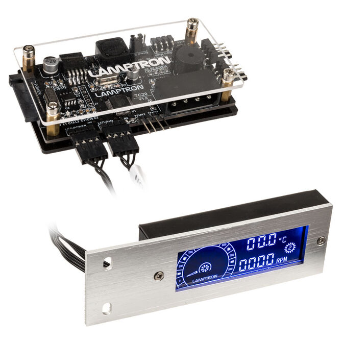 Lamptron TC20 PCI RGB fan and LED controller - silver image number 0