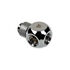 Corsair Hydro X Series XF Adapter Y-Splitter G1/4 Zoll AG auf 2x G1/4 Zoll IG - drehbar, chrome silb image number null