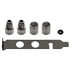 EK Water Blocks EK-Loop PCI Bracket Pass-Through, G1/4 inch image number null