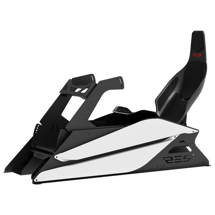 Res-Tech GT Cockpit Simracing Rig - Shiny White image number 0