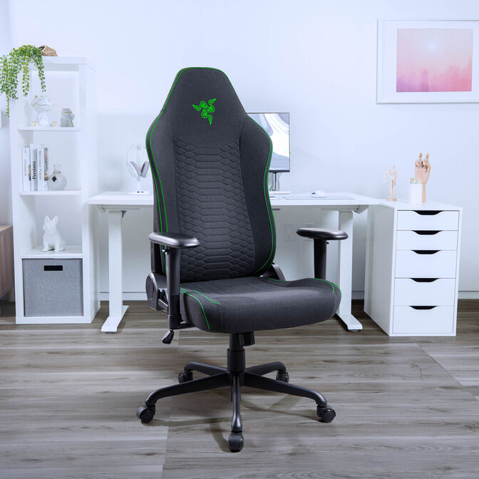 Razer Iskur V2 X Gaming Chair, integrated lumbar support, reclining - black, fabric image number 11