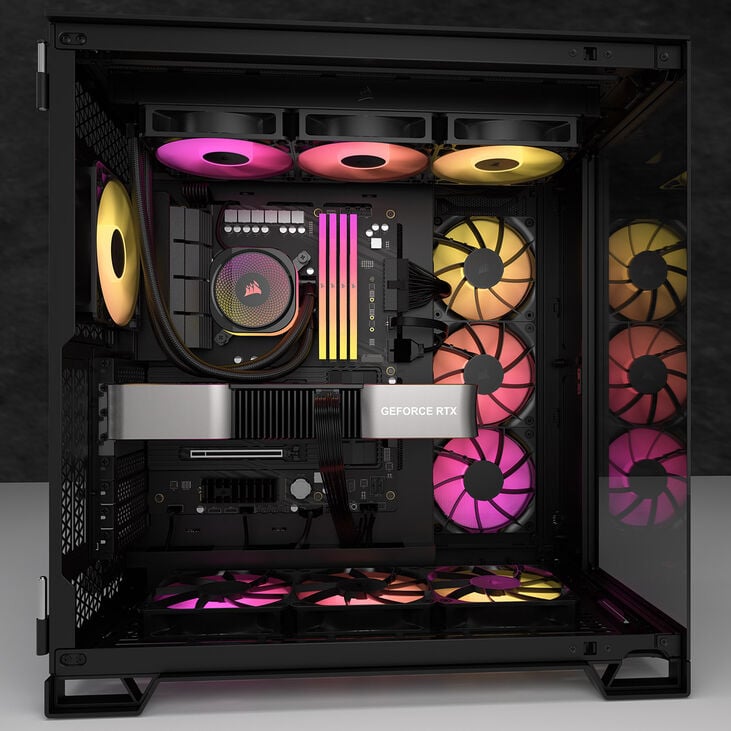 Corsair RS ARGB PWM Fan - Triple-Pack, 120mm, black image number 11