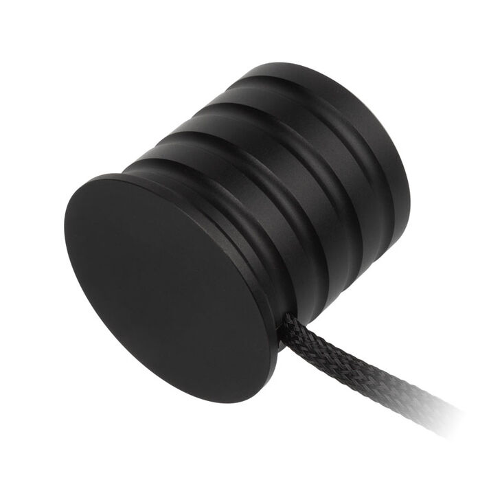 Alphacool Powerbutton with button 19mm red illuminated - Deep Black image number 2