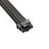 CableMod Basics Universal 12V-2x6 Cable, 90° Connector, 16-Pin to 16-Pin - Black, 60 cm, Var. A image number null