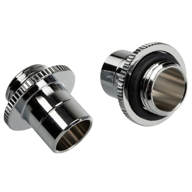Bitspower Touchaqua Link Adapter Male G1/4 Zoll AG auf Link Tube verstellbar 16-22mm - 2er-Pack, sil image number 1
