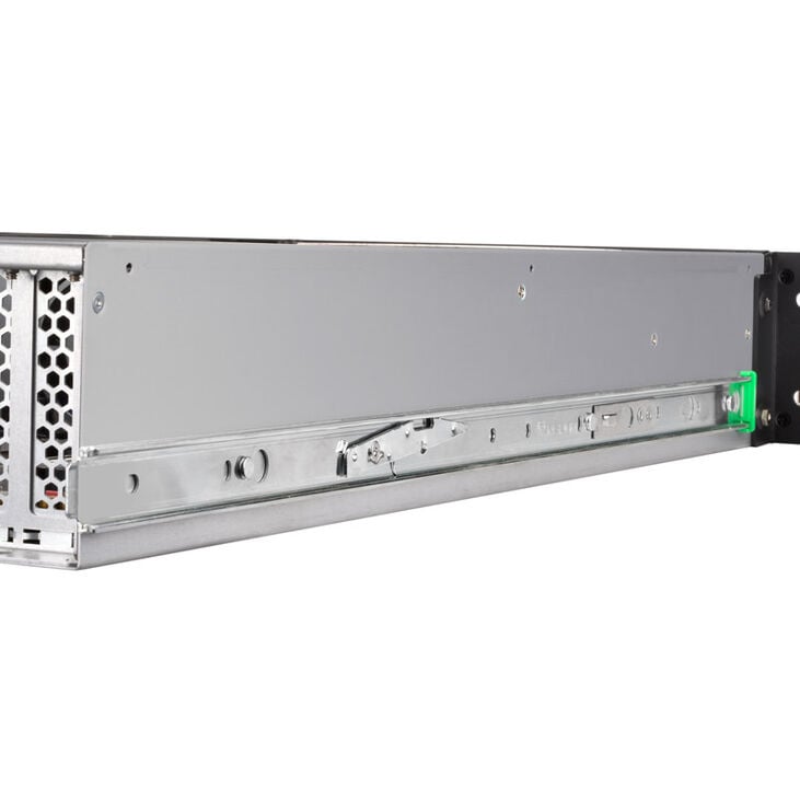 SilverStone RM23-502 Rackmount Server Gehäuse, ATX, USB 3.0 - 2U - schwarz image number 5