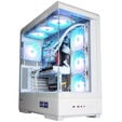 Zalman P50 DS PC-Geh&auml;use, Midi-Tower, ATX, RGB, Tempered Glass - wei&szlig; image number null