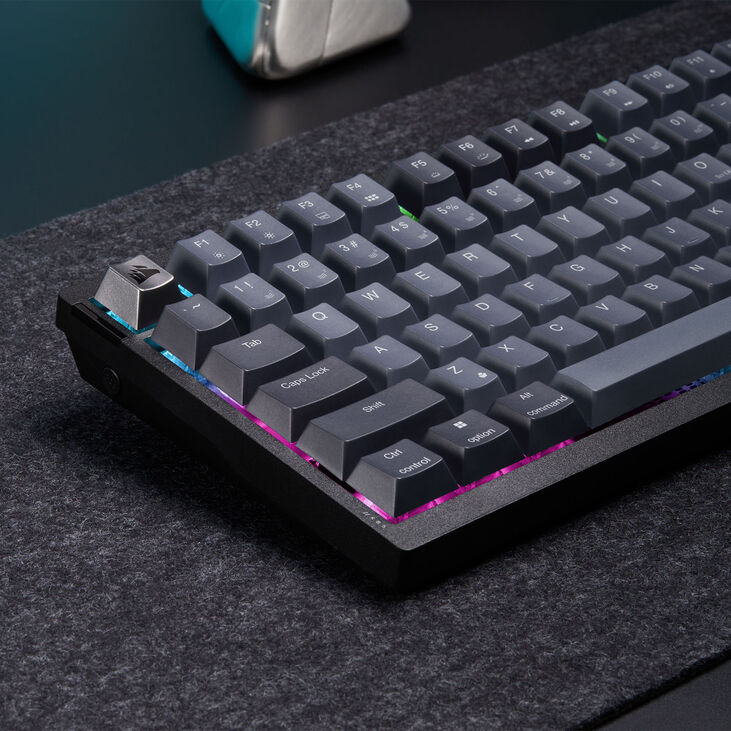 Corsair K65 Plus Wireless TKL Gaming Tastatur, TKL (75%), Corsair MLX Fusion – schwarz, ISO (DE) image number 14