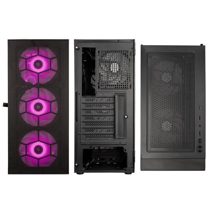 Kolink Observatory HF Mesh ARGB Mid Tower - Black image number 3