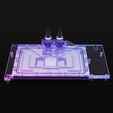 Alphacool Eisblock Aurora GPX-N RTX 4080 with Backplate Suprim - Acrylic image number null