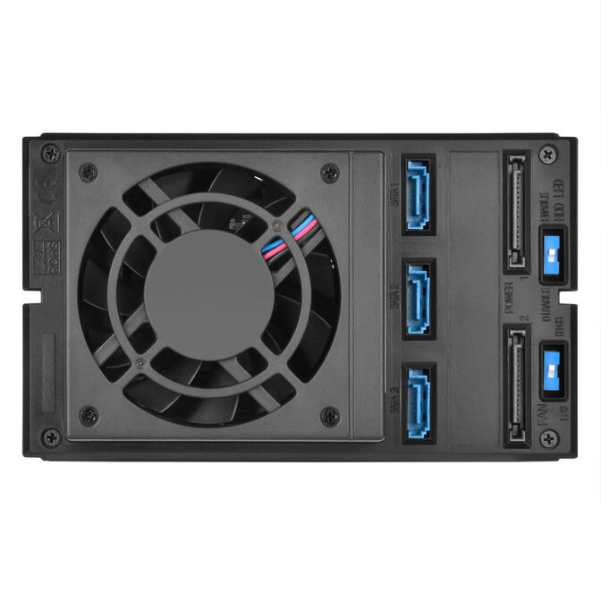 SilverStone SST-FS303-12G Externes 3,5-Zoll-Geh&auml;use, 3-Bay - Schwarz image number 3