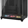 Corsair AIR 5400 RS-R ARGB PC Case, Mid Tower, Tempered Glass, RGB - includes 3x 120mm Fans, black image number null