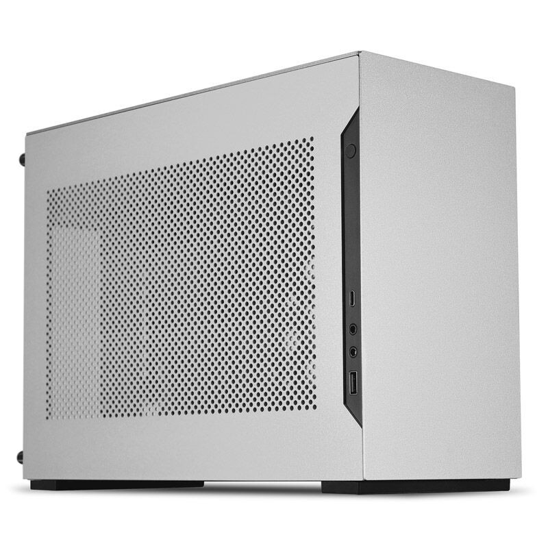 Lian Li x DAN Cases A4-H2O PC-Gehäuse, Mini-Gehäuse, Mini-ITX, PCIe 5.0 Riser - silber