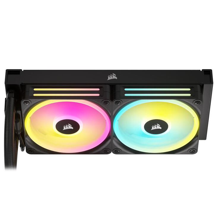 Corsair iCUE LINK H100i RGB LCD AiO Wasserkühlung - 240 mm, schwarz image number 1