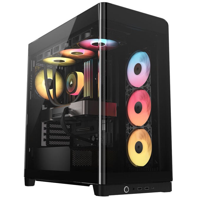 Corsair FRAME 4500X RS-R ARGB PC Case, Mid Tower, E-ATX, Tempered Glass - Black image number 1