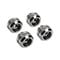 Corsair Hydro X Series XF Hardline fitting straight G1/4 inch to 12mm OD hard tube - 4 pack, chrome