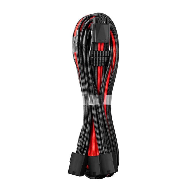 CableMod PRO ModMesh 12VHPWR auf 3x PCI-e Kabel - 45cm, schwarz/rot image number 0