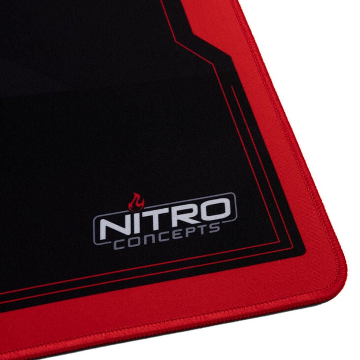 Nitro Concepts Deskmat, 900x400mm - Black/Red image number 3