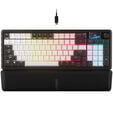 Corsair VANGUARD 96 Gaming-Tastatur, mechanisch, RGB, 8.000 Hz - MLX Plasma Switches, ISO (DE), schwarz/wei&szlig; image number null