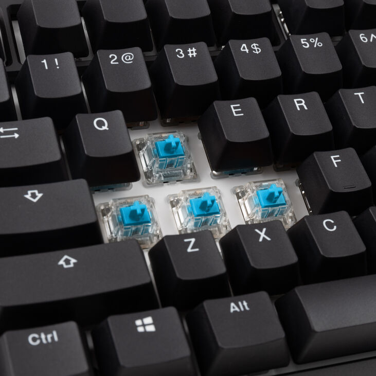 Ducky Tinker 75 Gaming-Tastatur, RGB - MX-Blue (ANSI) image number 4