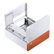 Jonsbo V12 PC Case, Mini Tower, Micro-ATX - White image number null