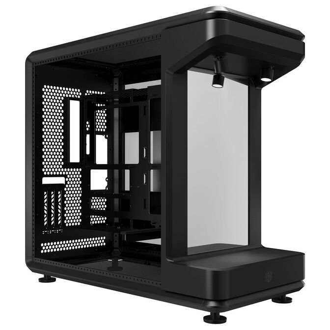 Cooler Master MASTERFRAME 360 STAGE MIRROR PC-Geh&auml;use, Open-Frame, ATX, Tempered Glass - schwarz image number 5