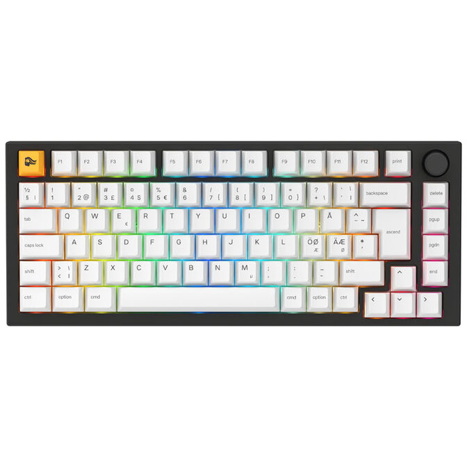 Glorious GMMK Pro Black Slate 75% TKL Keyboard - Pre-built, ISO NO Layout - Black image number 0