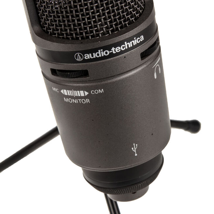 Audio-Technica AT2020 USB+ Condenser Microphone - Black image number 4