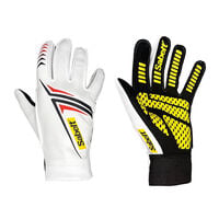 Sabelt G34 Sim Gloves Racing-Handschuhe, touch-f&auml;hig, Silikon-Handfl&auml;che, 224-230mm Umfang - wei&szlig;, M