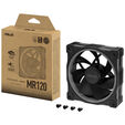 ASUS Prime MR120 ARGB-L&uuml;fter, PWM, Reverse - 120mm, schwarz image number null