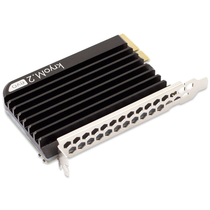 aqua computer kryoM.2 RGBpx PCIe 5.0 x4 Adapter für M.2 PCIe SSD, M-Key, mit Passivkühler image number 2