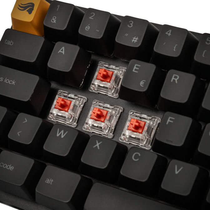 Glorious GMMK 2 Compact Keyboard - Fox Switches, FR Layout, Black image number 6