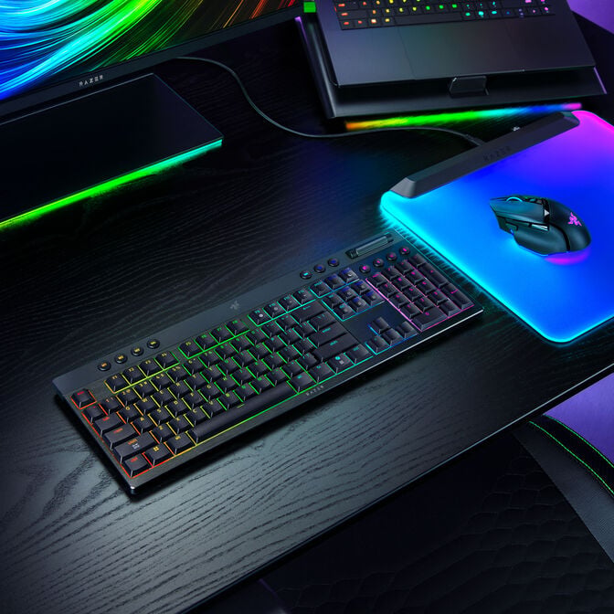 Razer BlackWidow V4 Low-profile HyperSpeed (Orange Switch) - German Layout image number 8
