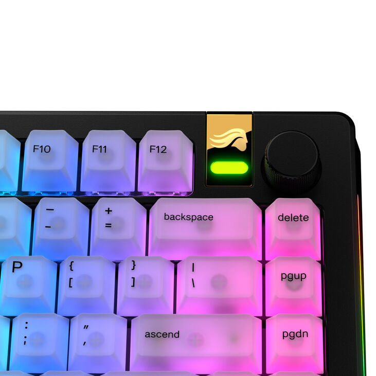 Glorious Polychroma V2 Keycaps, ANSI Layout (US), Polycarbonat, UV-Druck - Transparent image number 4