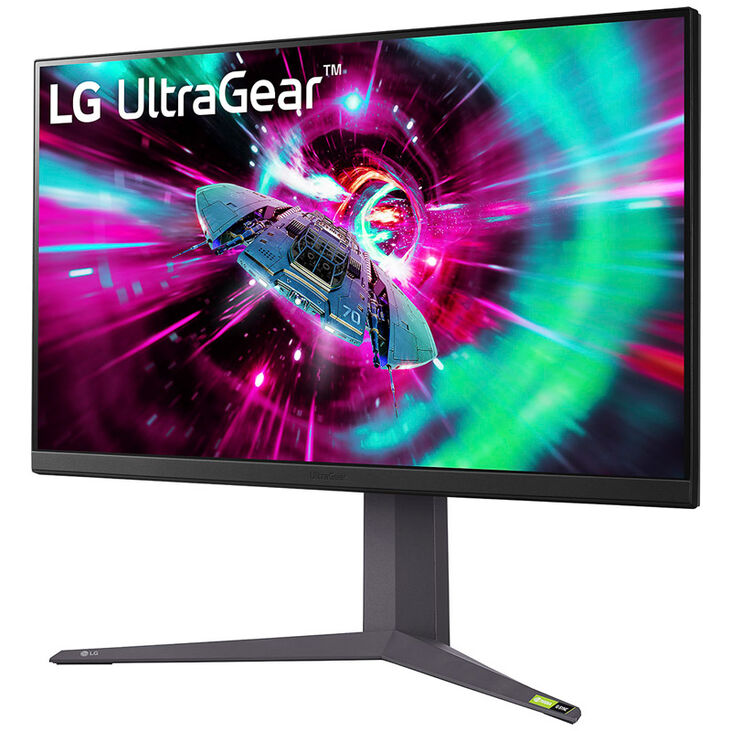 LG UltraGear 32GR93U-B, 31.5 inch Gaming Monitor, 144 Hz, IPS, G-SYNC Compatible image number 3