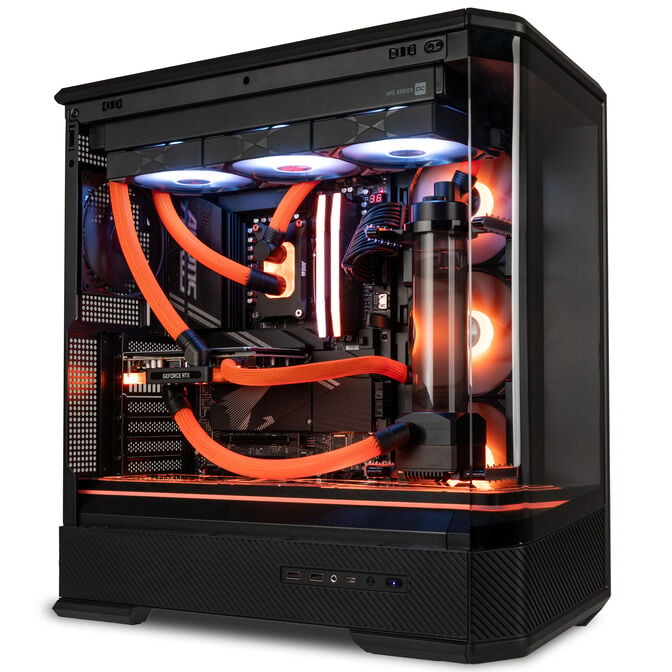 Gaming PC Configurator Chainsaw, AMD Ryzen 9 9800X3D, NVIDIA GeForce RTX 5070Ti - Custom Water Cooling image number 3