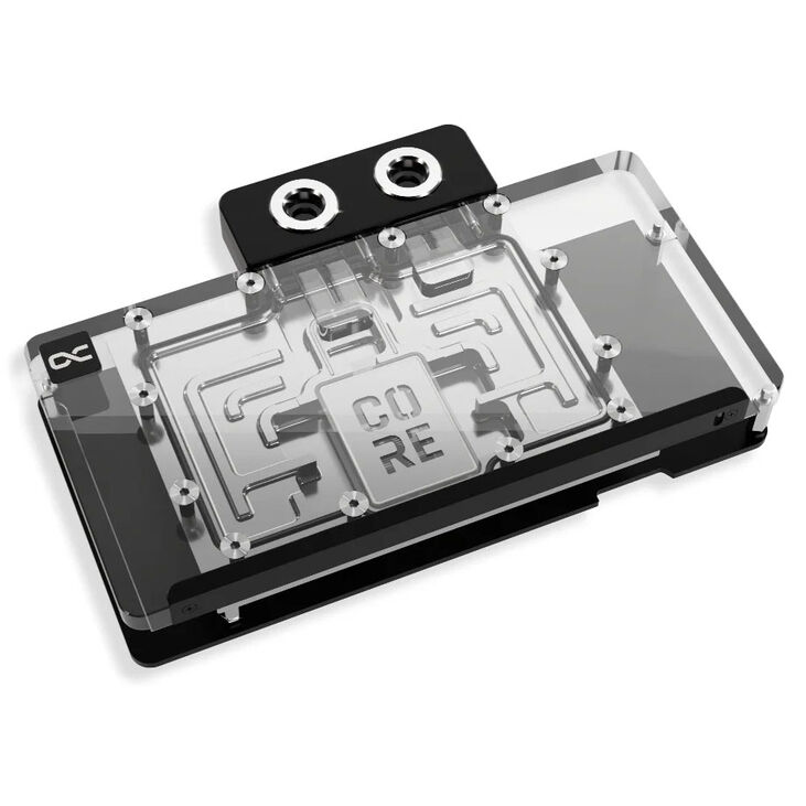 Alphacool Core RX 9070 Hellhound/Reaper/Pulse/Pure GPU Wasserblock, ARGB, mit Backplate - Acryl image number 0