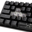 Ducky One 3 Classic Black/White Mini Gaming Tastatur, RGB LED - MX-Speed-Silver (US) image number null