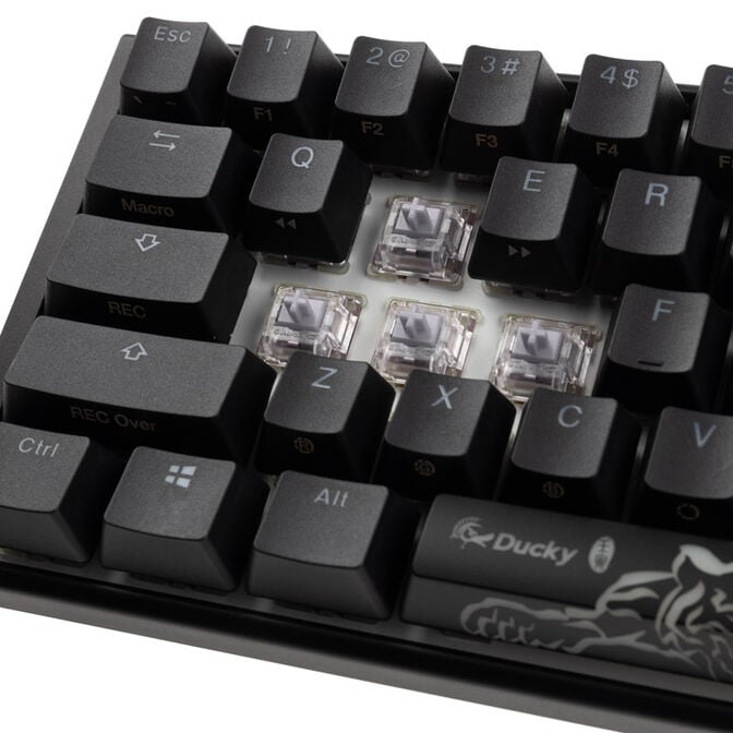 Ducky One 3 Classic Black/White Mini Gaming Tastatur, RGB LED - MX-Speed-Silver (US) image number 4