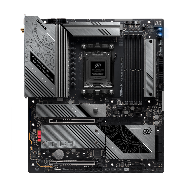 ASRock X870E Taichi Lite motherboard, Socket AM5, AMD X870E, EATX, DDR5 image number 3