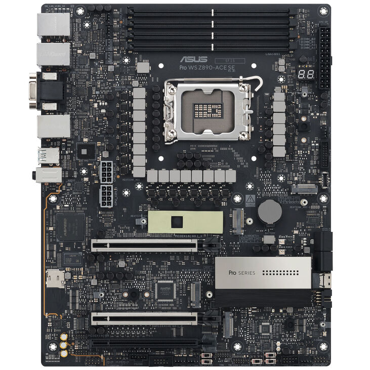 ASUS Pro WS Z890-ACE SE motherboard, LGA 1851 socket, Intel Z890, ATX, DDR5 image number 9