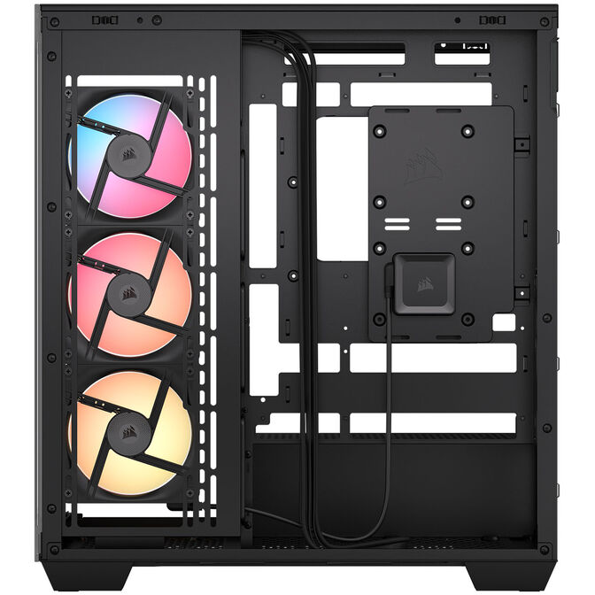 Corsair 3500X LX-R PC Case, Mid Tower, E-ATX, RGB, Tempered Glass - black image number 8
