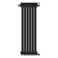 Ssupd Riser Flachband-Kabel - PCIe 4.0, 270mm, schwarz