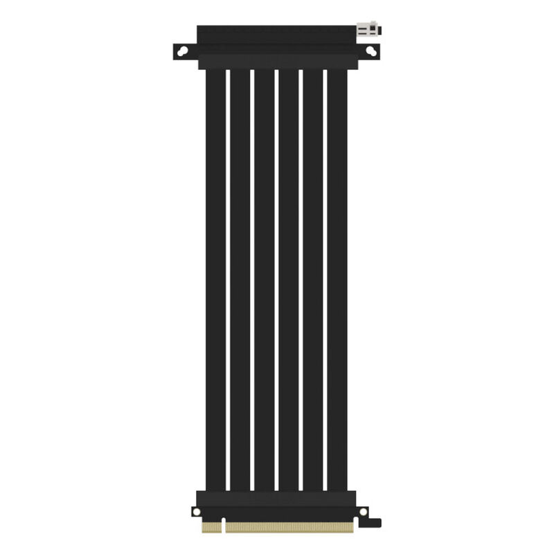 Ssupd Riser Flachband-Kabel - PCIe 4.0, 270mm, schwarz ETSP-032