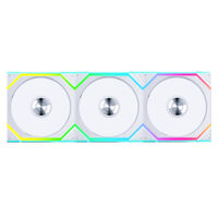 Lian Li UNI FAN SL Wireless ARGB PWM Fan, 3-Pack incl. Controller - Reverse Blade, 120 mm, white