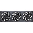 Jonsbo ZA-420B PWM-L&uuml;fter, ARGB - 3x 140mm, schwarz image number null