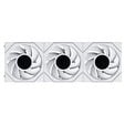 Lian Li UNI FAN TL LCD FLEX Wireless Fan, ARGB and LCD - 120mm, white, 3-pack with controller image number null