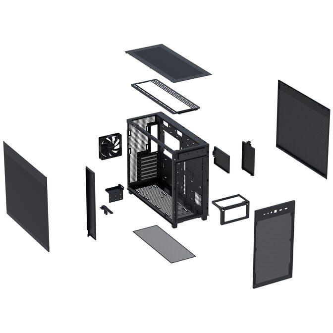 ASUS Prime AP303 PC-Geh&auml;use, Midi-Tower, ATX, Mesh Panel - schwarz image number 10