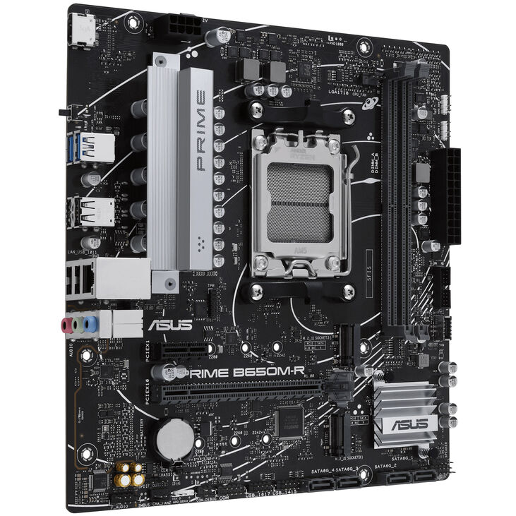 ASUS Prime B650M-R Mainboard, B650-Chipsatz, Sockel AM5, DDR5 image number 5