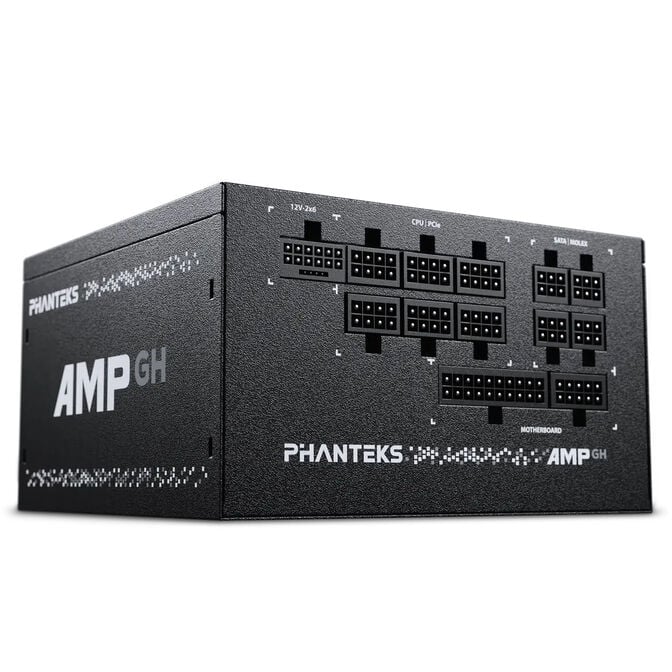 Phanteks AMP GH V2 1000W 80 PLUS Platinum Netzteil, PCIe 5.1, ATX 3.1 - 1000 Watt, schwarz image number 2